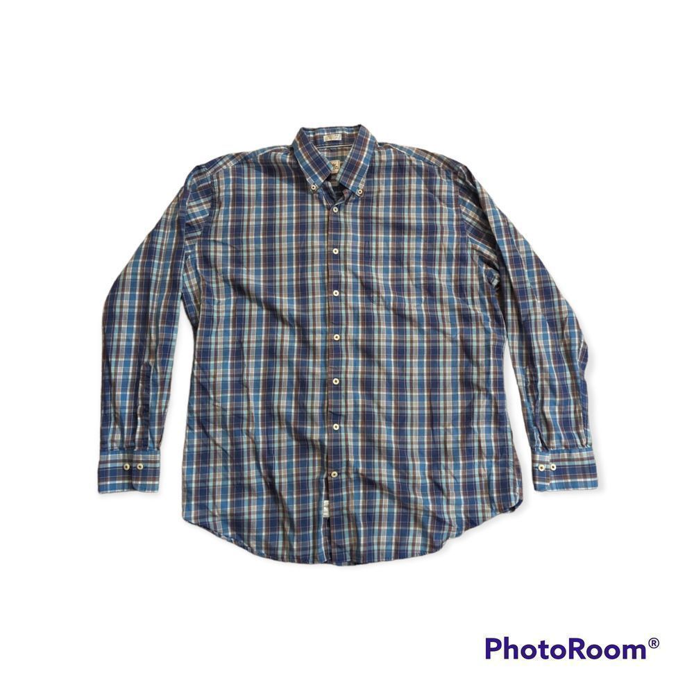 Peter Millar Plaid Button Down Shirt